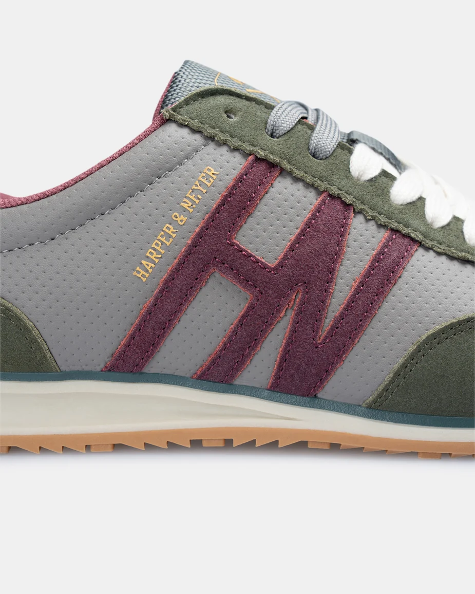 Sneaker Brighton Suede Harper & Neyer Crocket Green 2