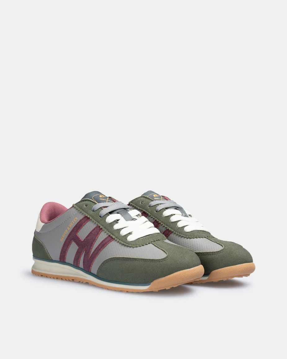 Sneaker Brighton Suede Harper & Neyer Crocket Green 3