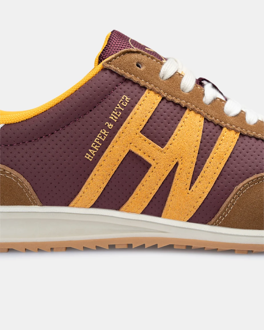 Sneaker Brighton Suede Harper & Neyer Vintage Red 3