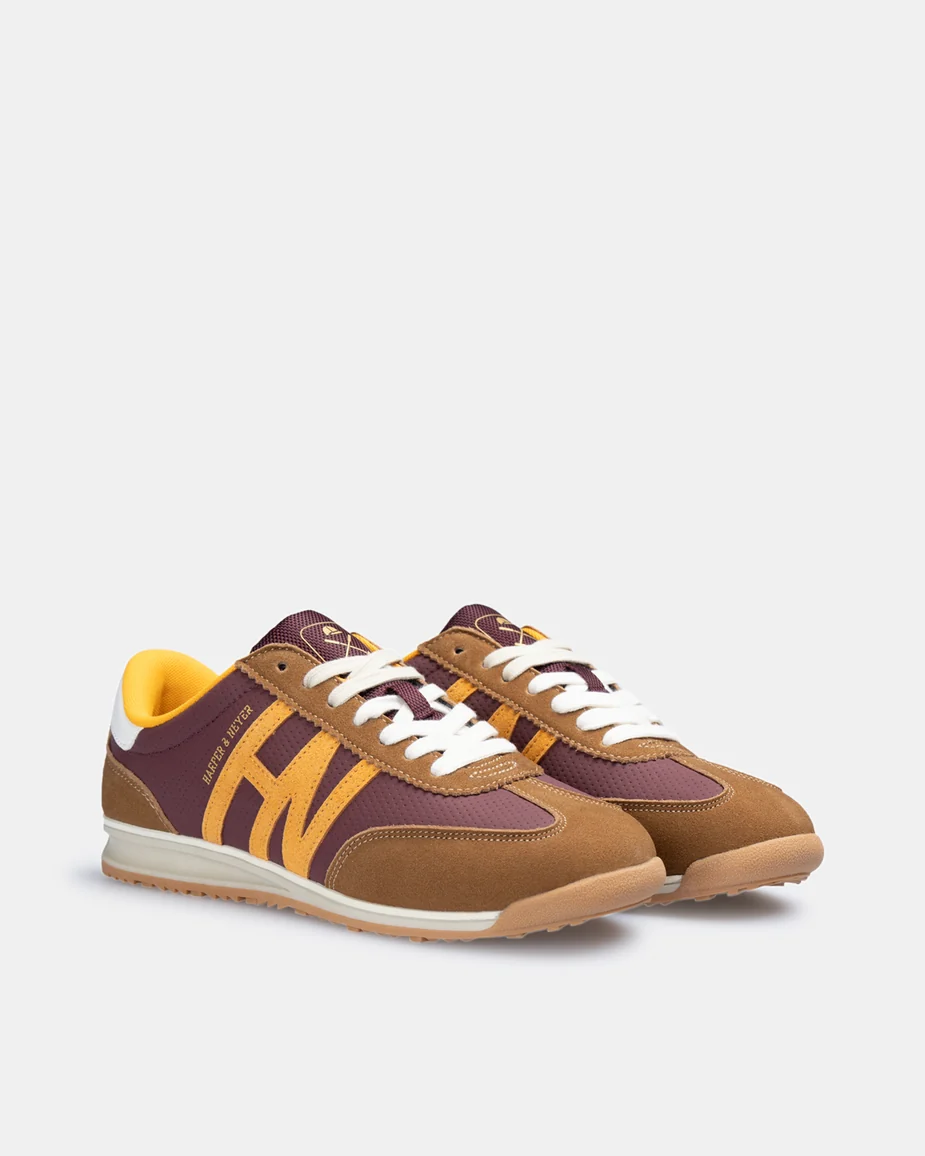 Sneaker Brighton Suede Harper & Neyer Vintage Red 4