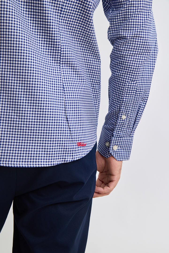 Camisa Williot Vichy marino - detalle