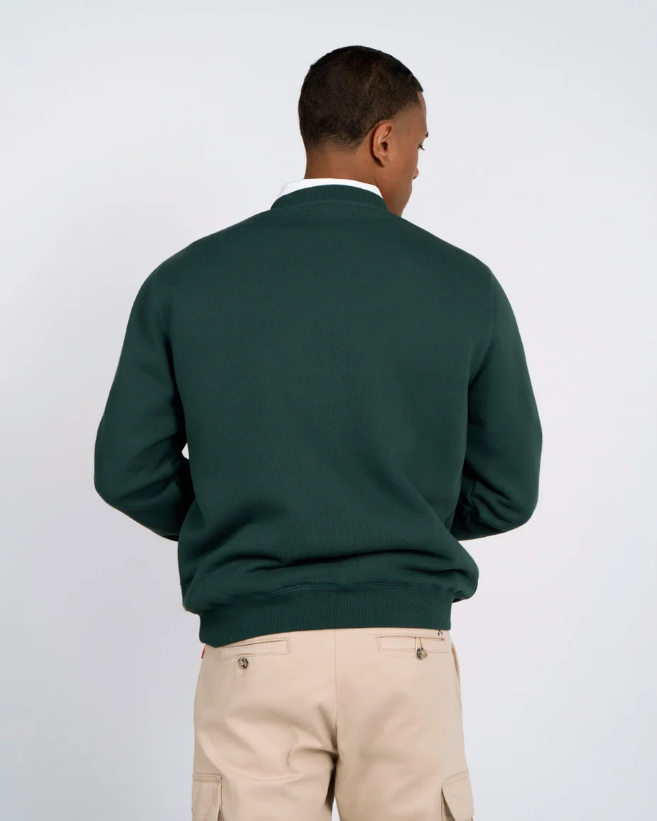 Sudadera Crew-Neck Retro Harper & Neyer Green Forest 3