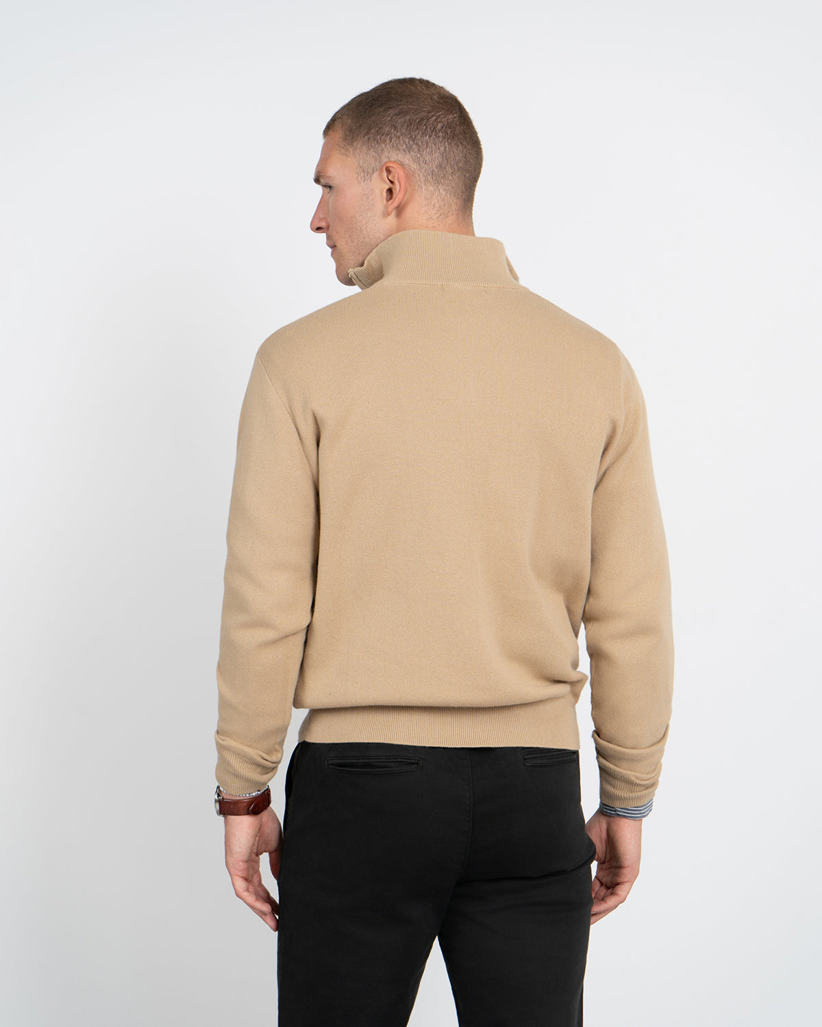 Jersey Zipper Harper & Neyer Golden Sand - imagen 2
