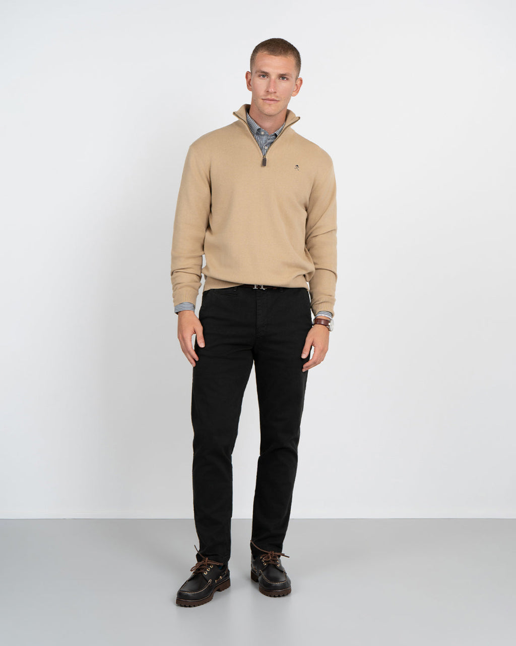 Jersey Zipper Harper & Neyer Golden Sand - imagen 3