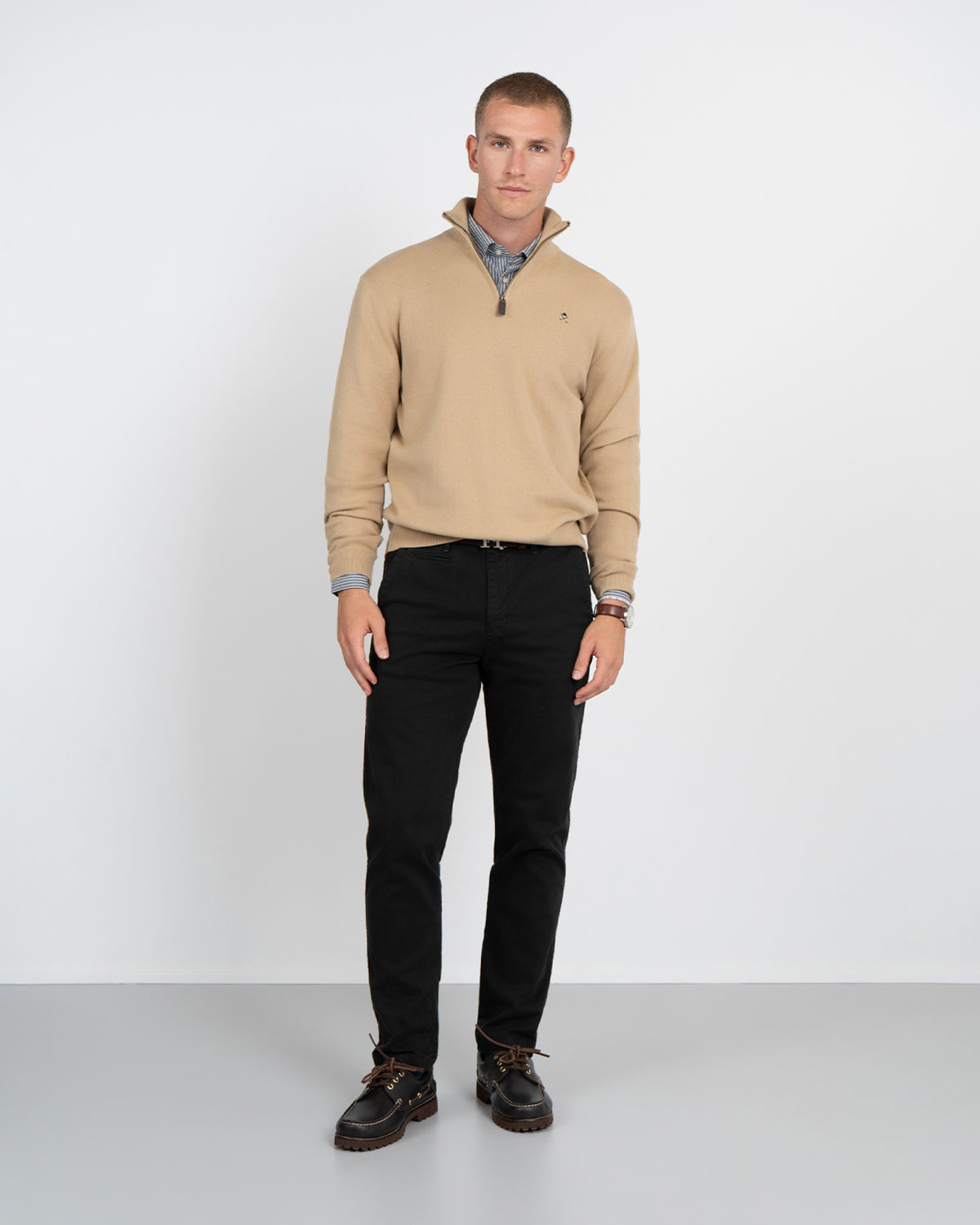 Jersey Zipper Harper & Neyer Golden Sand - imagen 3