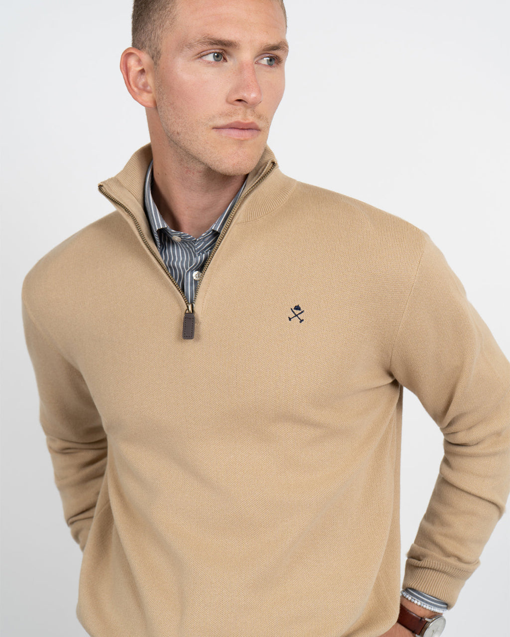 Jersey Zipper Harper & Neyer Golden Sand - imagen 4