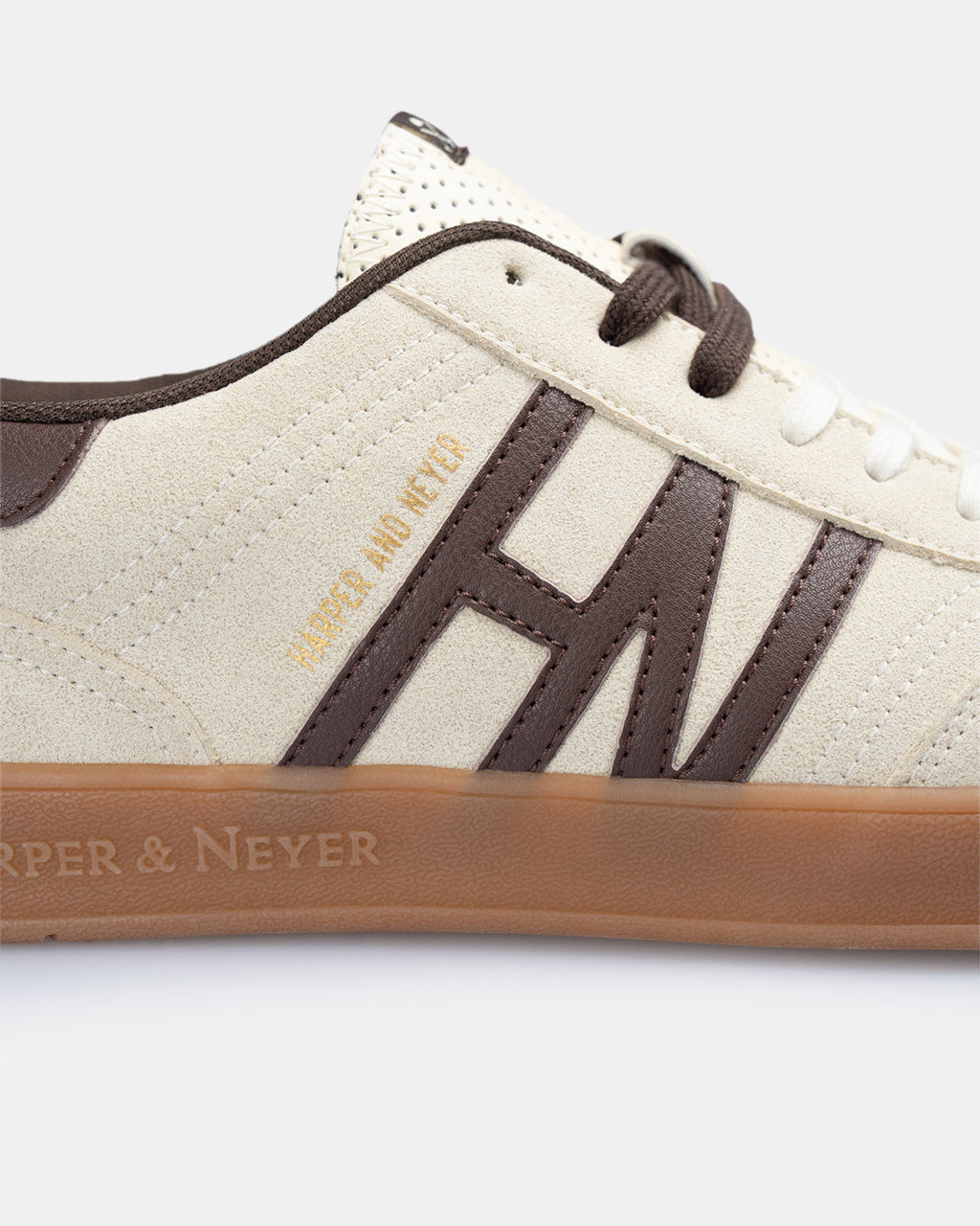 Sneaker Hamptons Suede Harper & Neyer - Buttercream