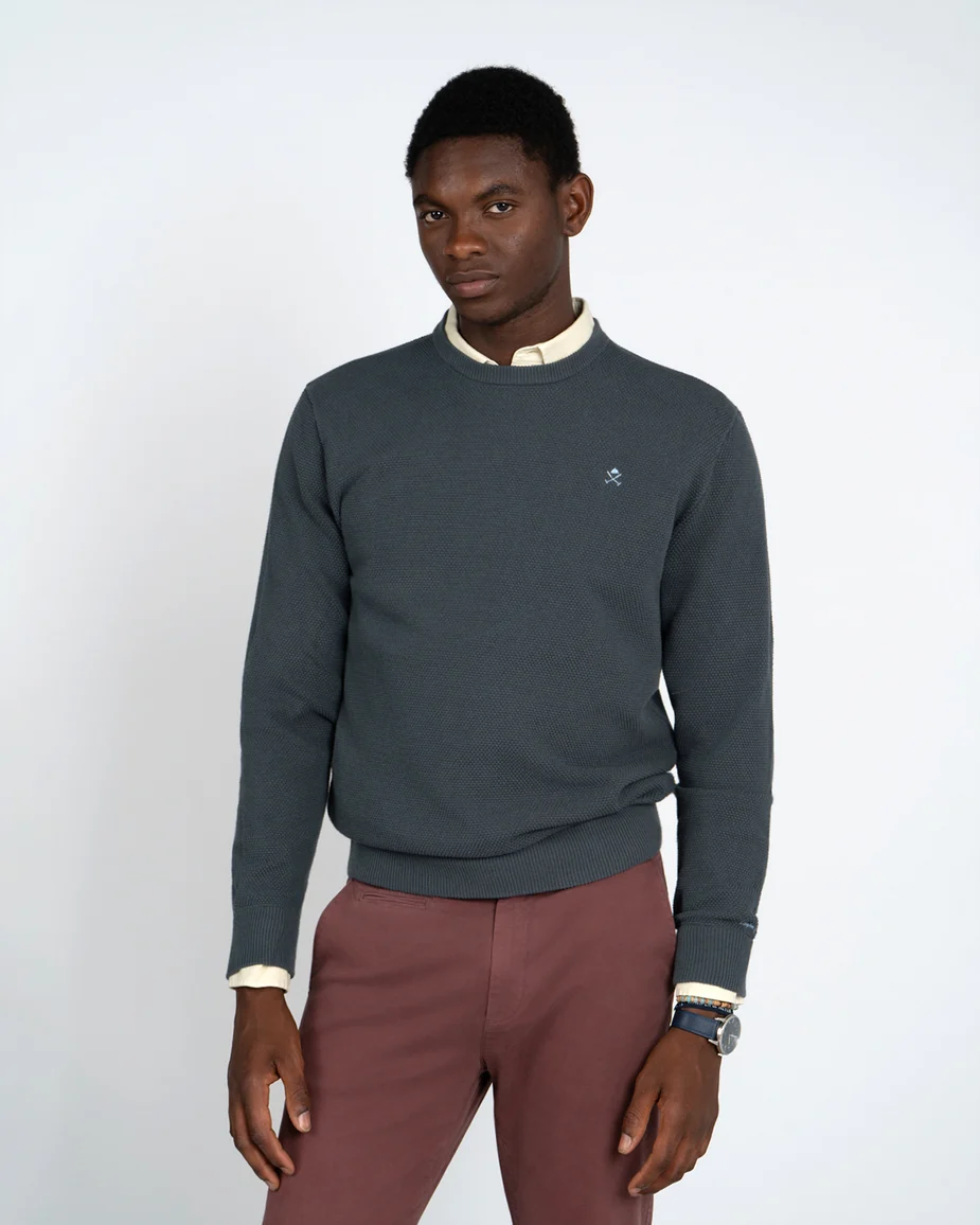 Jersey Chicago Harper & Neyer Green Mosswood - modelo frontal