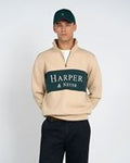 Half Zipper Maryland Golden Sand - modelo frontal