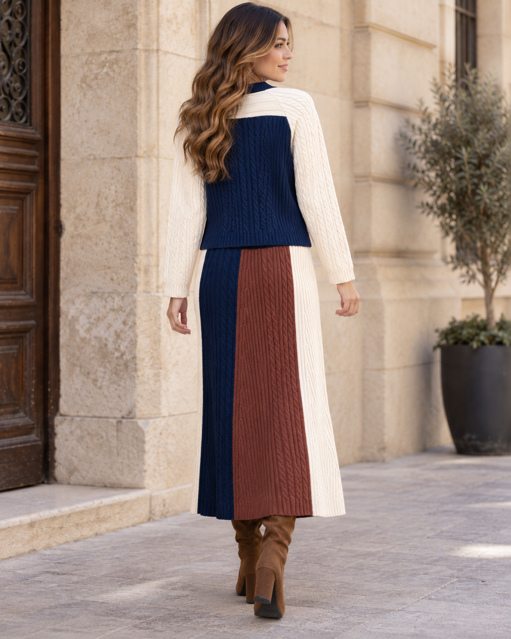 Conjunto MDM tricolor - espalda
