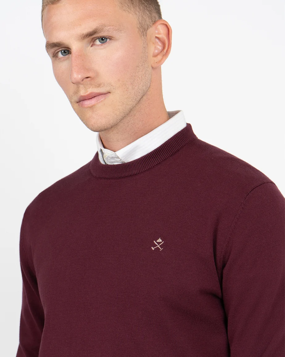 Jersey R Neck Harper & Neyer Rich Burgundy