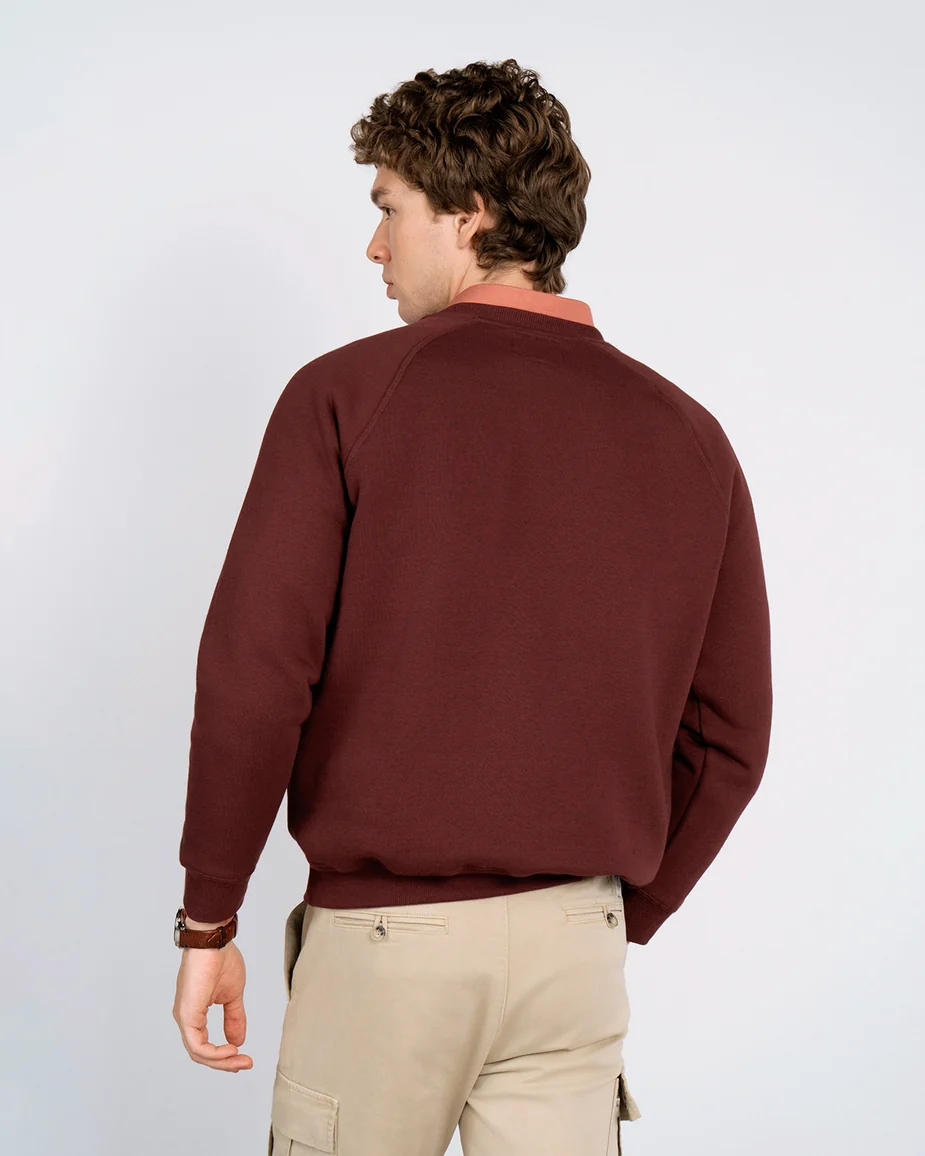 Sudadera Ranglan H Harper & Neyer Rich Burgundy 2