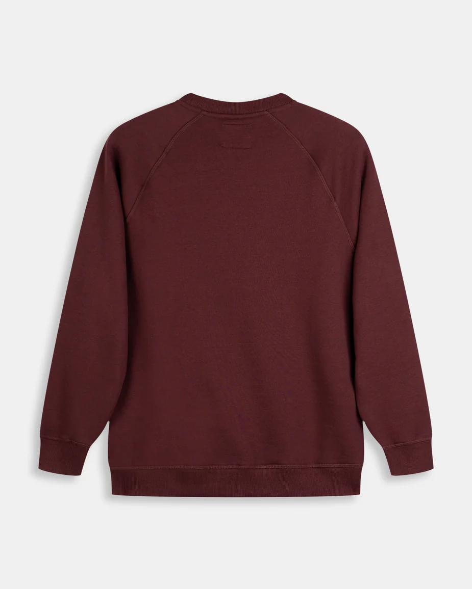 Sudadera Ranglan H Harper & Neyer Rich Burgundy 5
