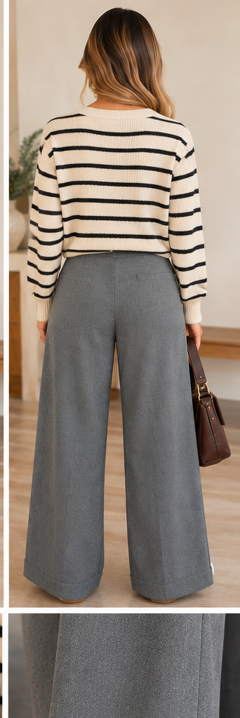 Pantalón gris Tiffosi espalda