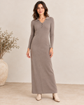 Vestido Tiffosi Narcisa topo frontal