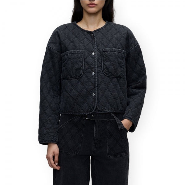Chaqueta VILA VIKILLA Dark Grey Denim - modelo