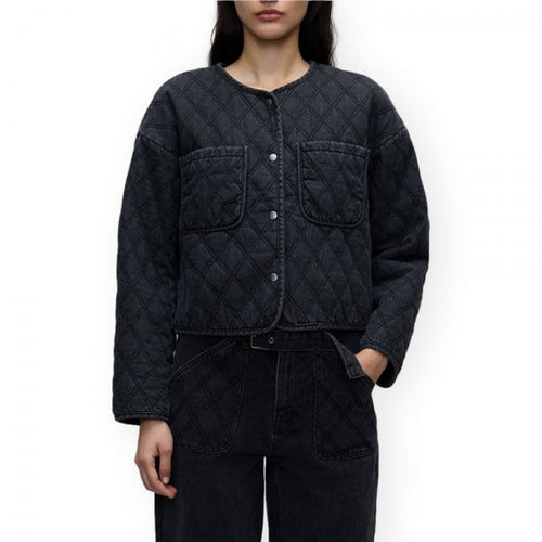 Chaqueta VILA VIKILLA Dark Grey Denim - modelo
