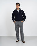 Jersey Zipper Villal Harper & Neyer Navy Blue - imagen 1