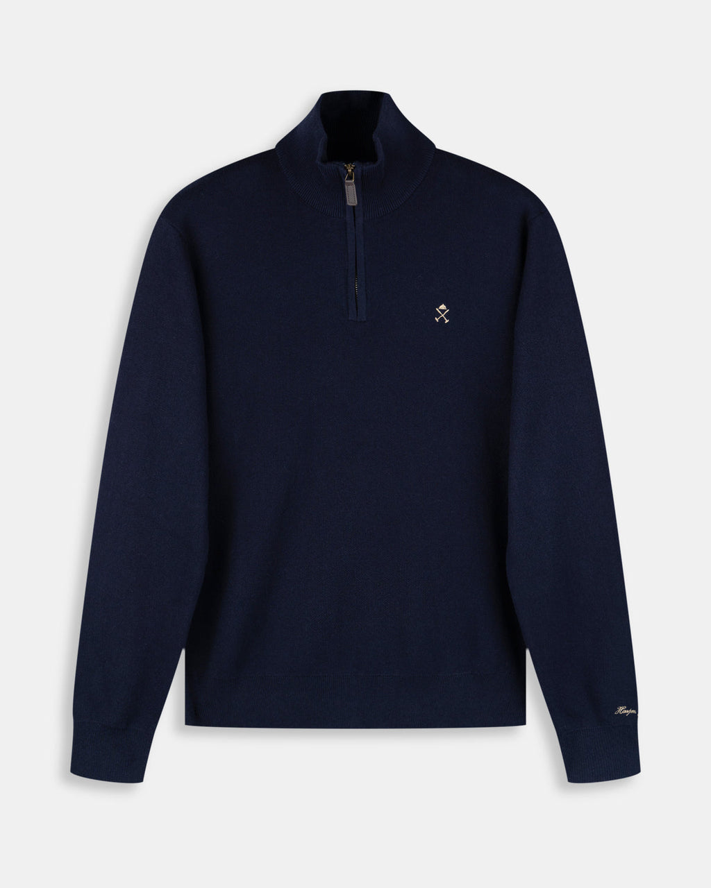 Jersey Zipper Villal Harper & Neyer Navy Blue - imagen 3